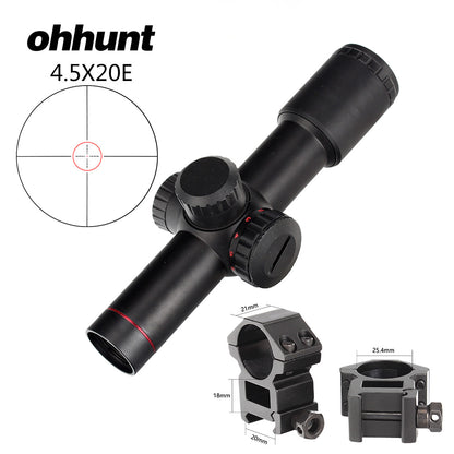 ohhunt 4.5x20E Lightweight Compact Rifle Scope