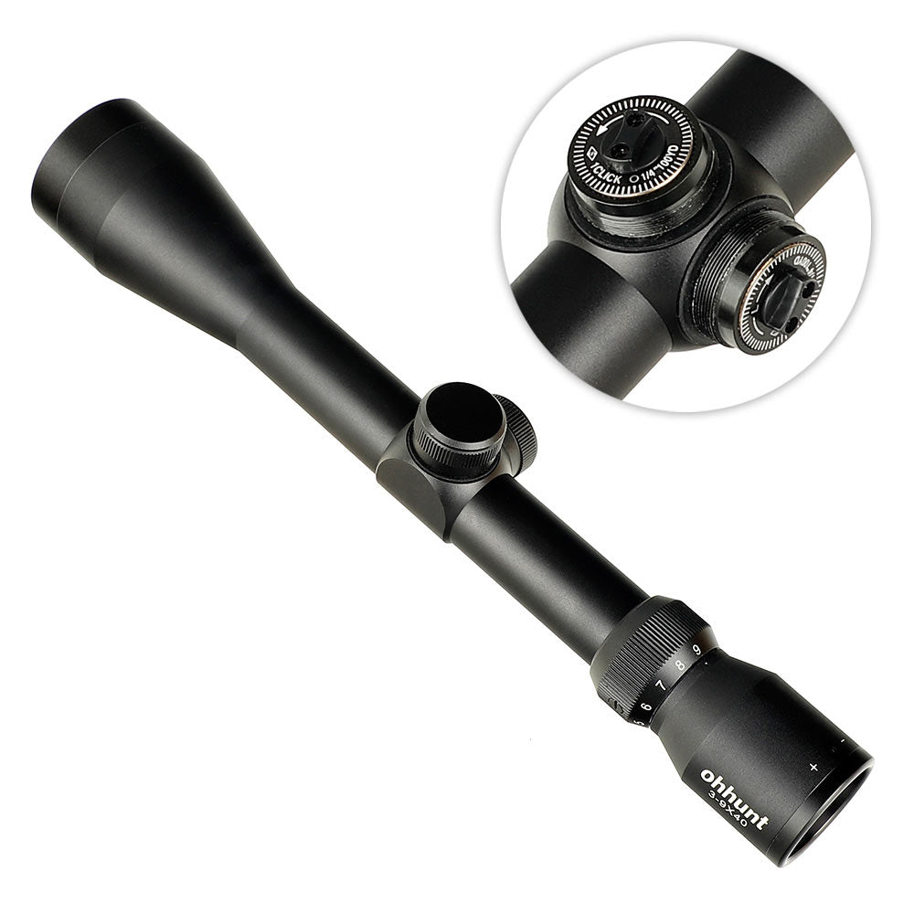 Ohhunt 3-9X40 HK Hunting Rifle Scope 1 inch Tube with Scope Rings – ohhunt