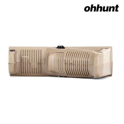 ohhunt® AR-15 Polymer Picatinny Angled Foregrip 4.75" Tan Color