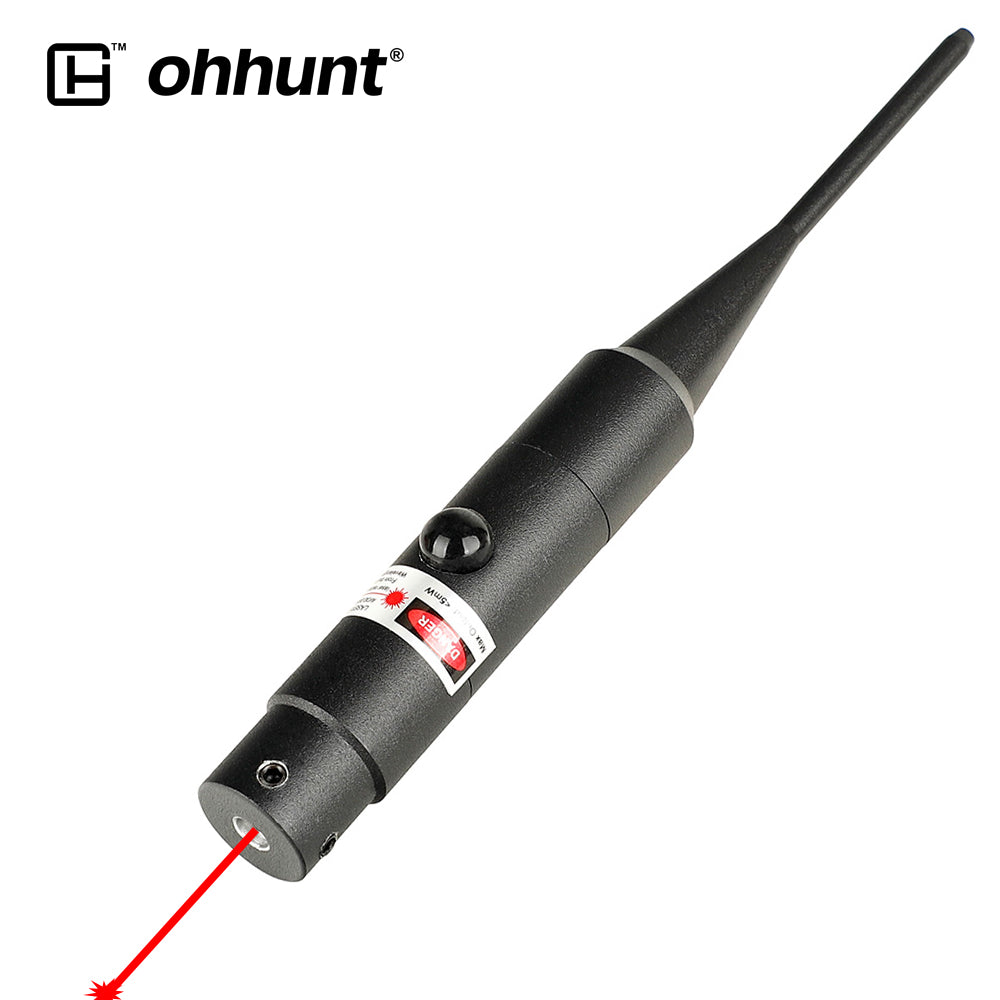 ohhunt Red Green Rifle Scope Bore Sighting Kit with Switch
