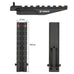ohhunt® AK Red Dot Mount Picatinny Rail with Fiber Optic