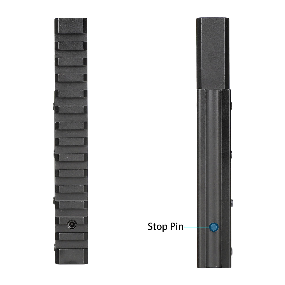 FOCUHUNTER Dovetail to Picatinny Rail Adapter, 11mm to FOCUHUNTER Dovetail to Picatinny Rail Adapter, 11mm to