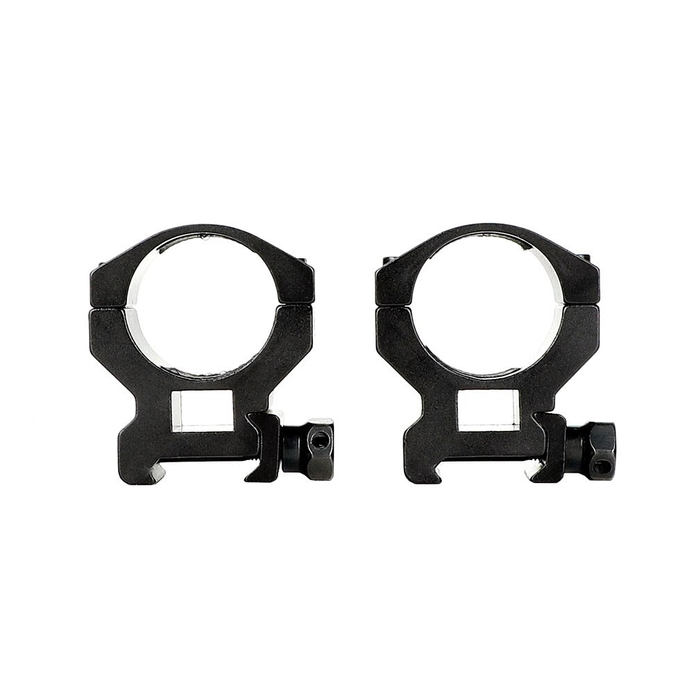 ohhunt® 1 inch 30mm Scope Rings with Stop-pin fits All Picatinny/Weaver Rails 2PCs  - Medium Profile