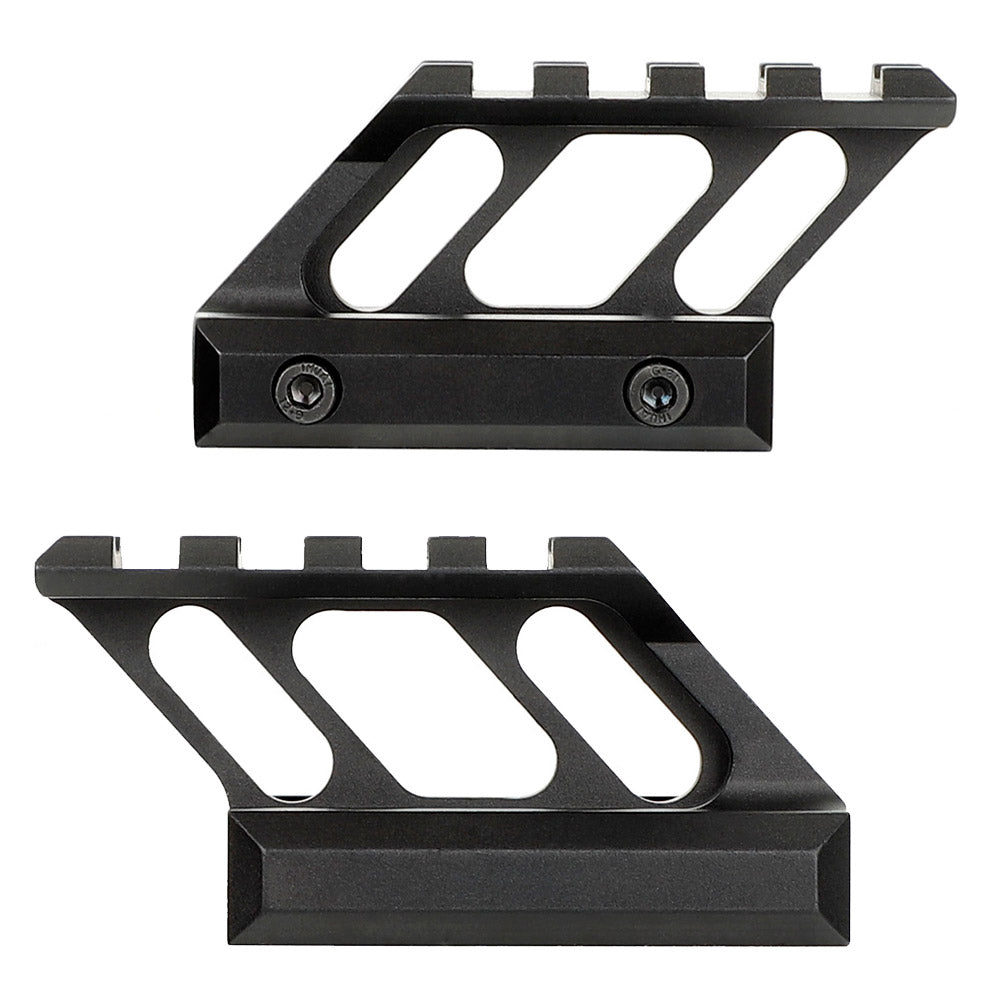 ohhunt 1インチ 45度 シースルー ピカティニー ライザーマウント