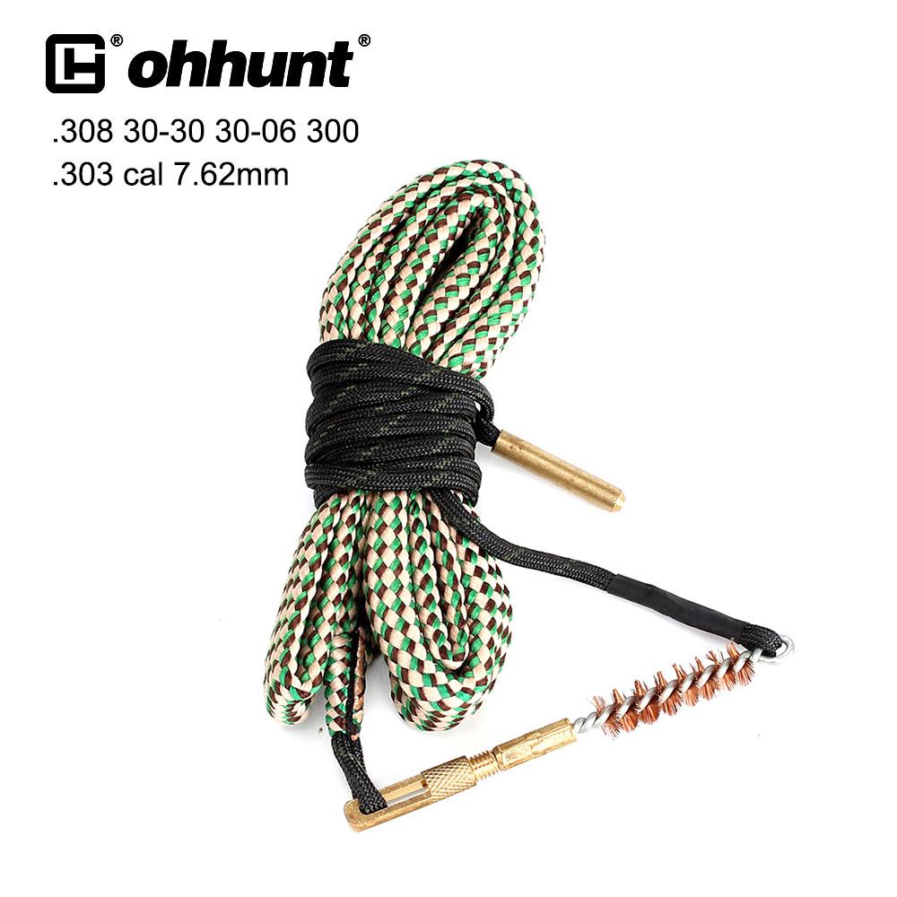 ohhunt Bore Snake .308 30-30 30-06 300 .303 cal 7.62mm Boresnake Rifle Cleaner Kit
