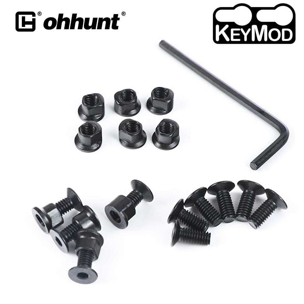 Clearance Sale! KeyMod Rail Cover Screws and Nuts 10 Sets Pack – ohhunt
