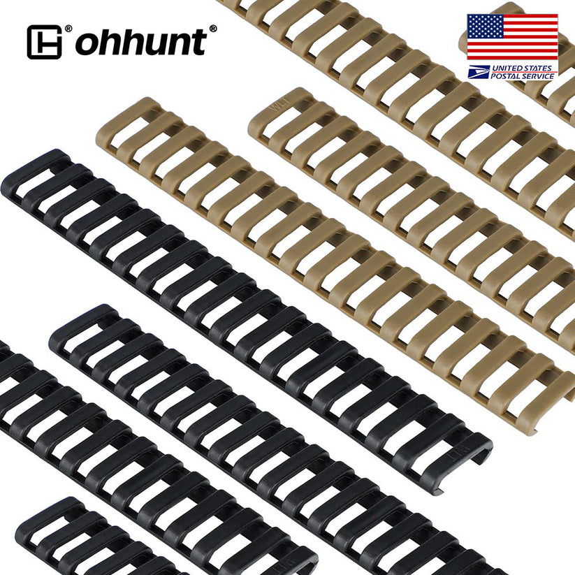 Rubber Picatinny Rail Covers Ladder Rail Panel Protectors 4PCs /set ...