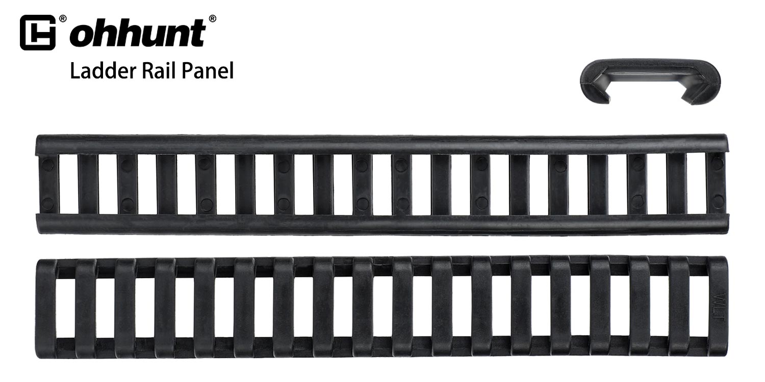 Picatinny Ladder Rail Panel  Black