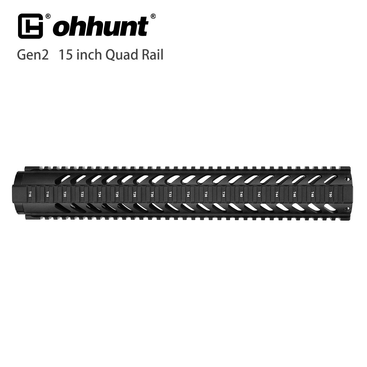 Ohhunt Gen2 AR-15 15 inch Free Float Quad Rail Handguard – ohhunt