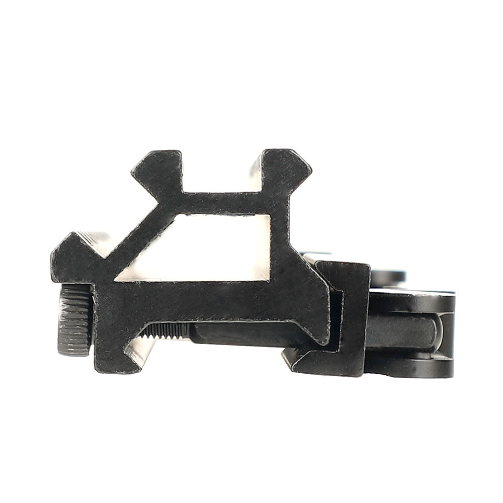 TRIROCK See-Through Throw Lever Riser Mount Picatinny - Montage Riser Avec 13 Slots Et Double Rails Détachable