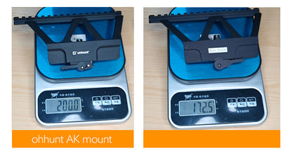 ohhunt AK Side Rail Scope Mount with Quick Detach System Picatinny for AK47 AK74