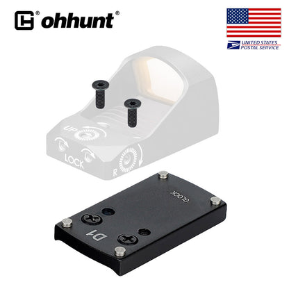 ohhunt Mini Red Dot Mount Plate for GLock