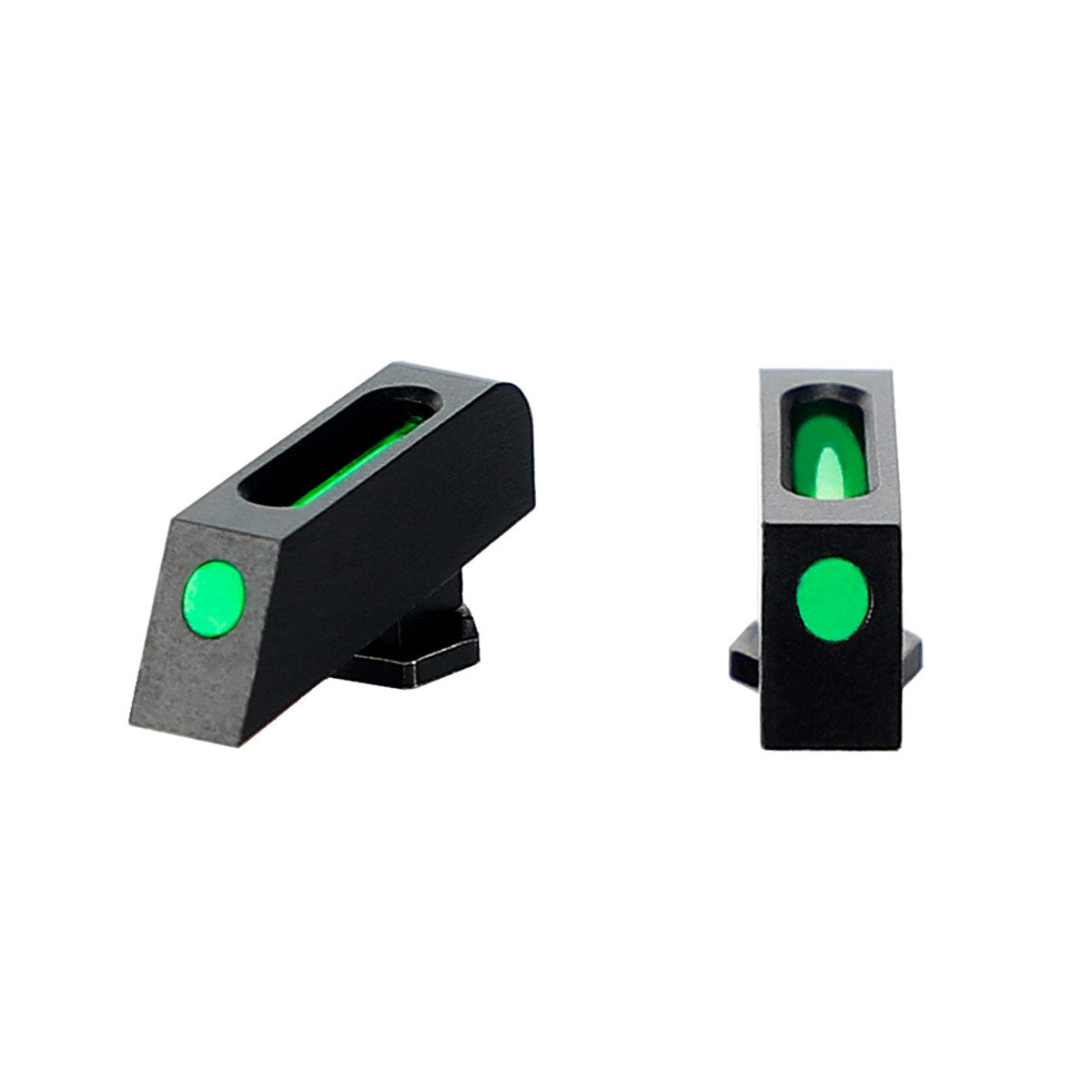 ohhunt® Night Sights Green Red Fiber Optic Sight Kits Front & Rear Sights for Glock Pistols 17L, 19, 22, 23, 24, 26, 27, 33, 34, 35, 38 and 39