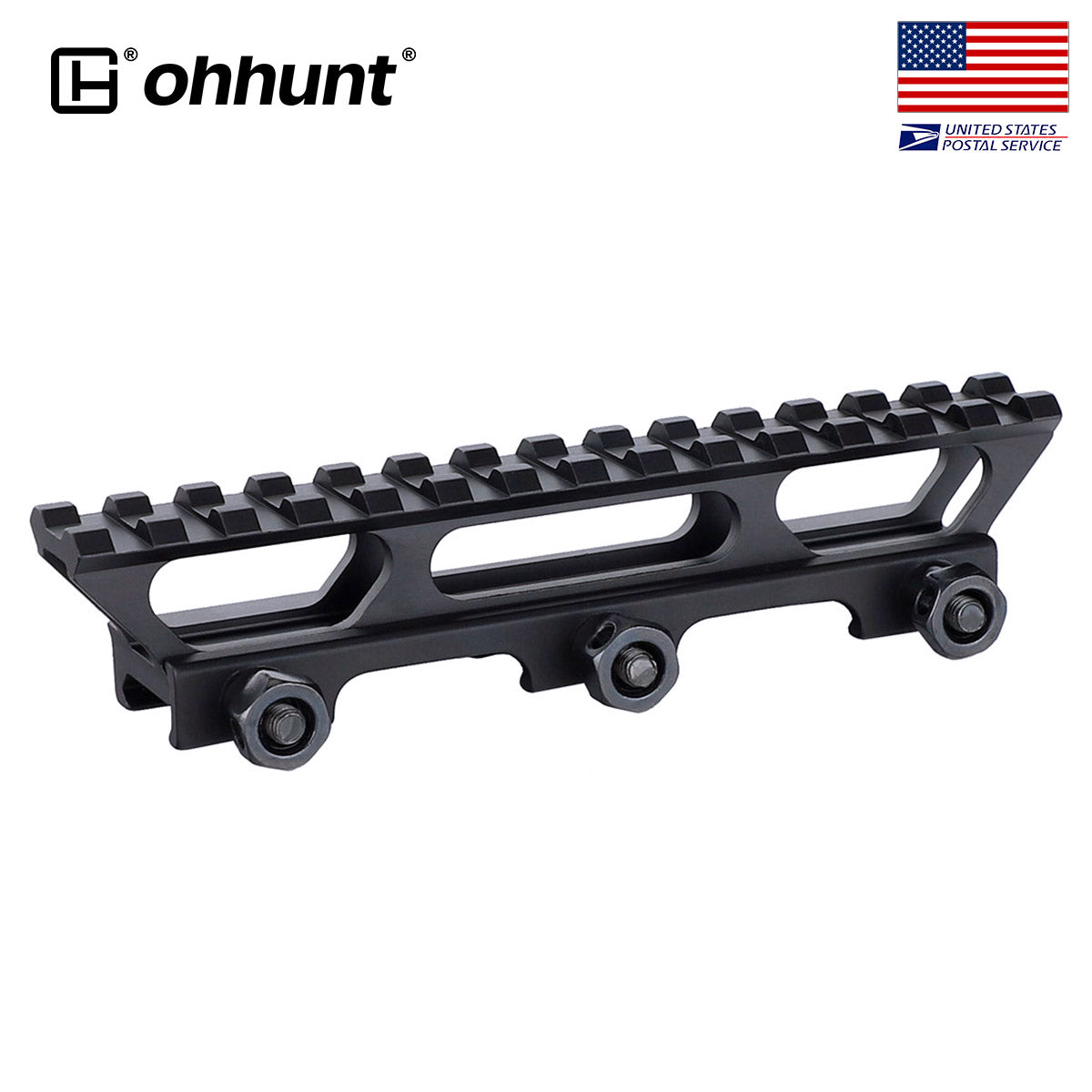 ohhunt Cantilever Picatinny Scope Riser Mount for AR - High Profile 5.