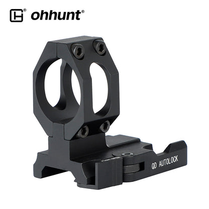 ohhunt 25/ 30mm QD L-shaped Scope Mount for Picatinny and Weaver Rails Quick Detach Auto Lock System