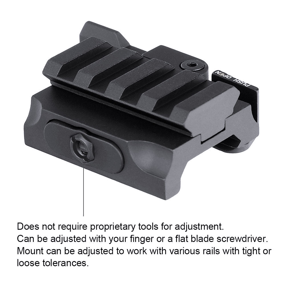 Multiple Risers On Ar ohhunt QD Picatinny Riser Mount Adaptor AR Scope Riser For Red Dot AR ...