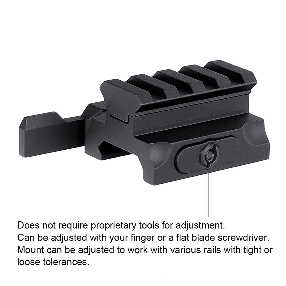 Ultra Cheap Picatinny Rail Riser Mount for Red Dot – ohhunt