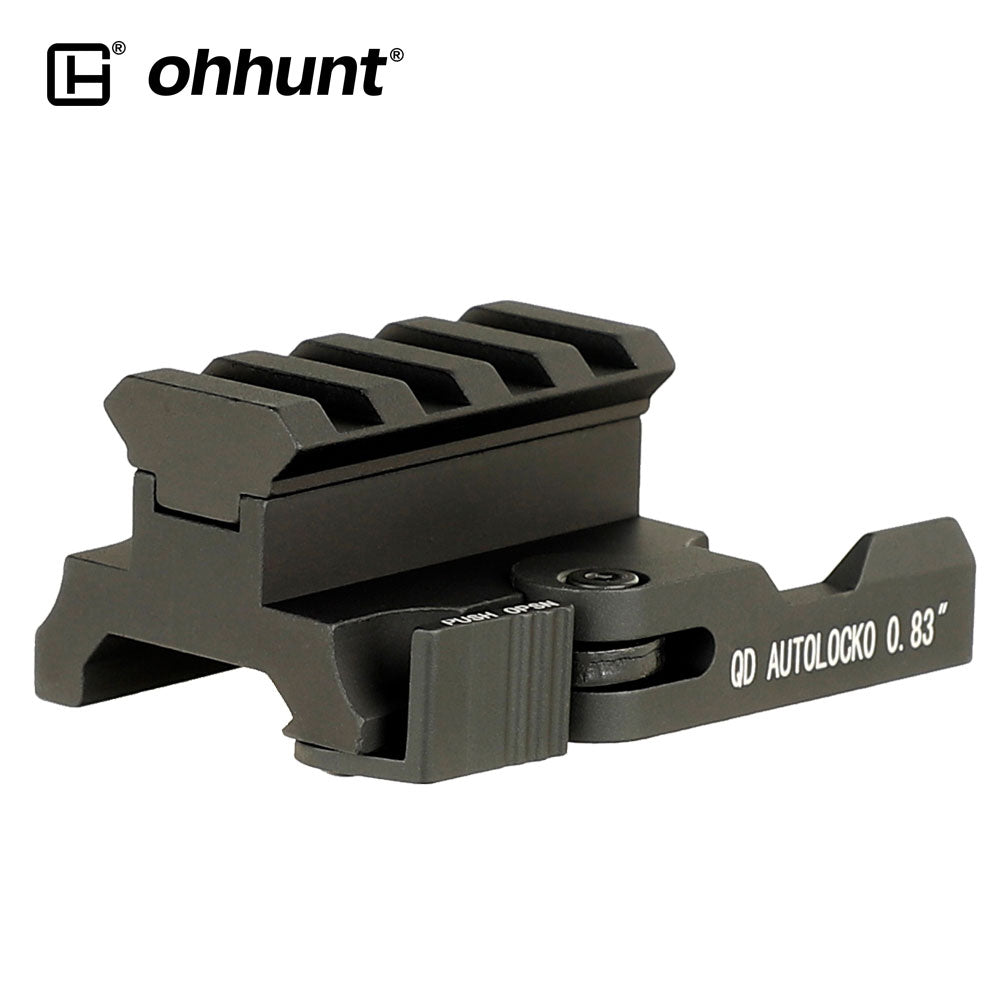 ohhunt QD Picatinny Riser Mount for Red Dot - 0.5" 0.75" 0.83"