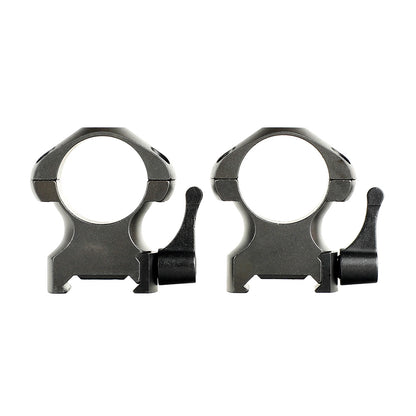 ohhunt® Steel Quick Release 1 inch Picatinny Scope Rings Mount High Profile