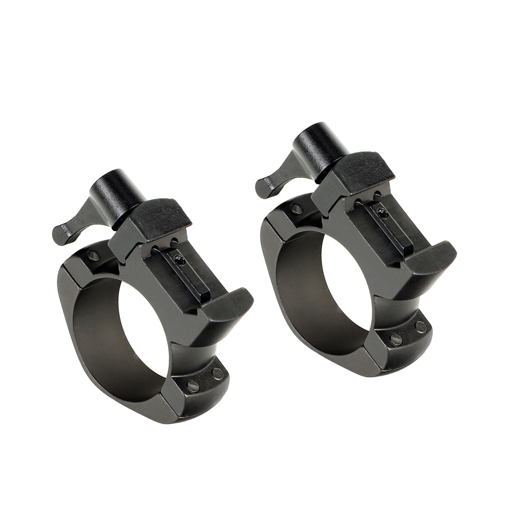 ohhunt® Steel Quick Release 30mm Picatinny Scope Rings Medium Profile