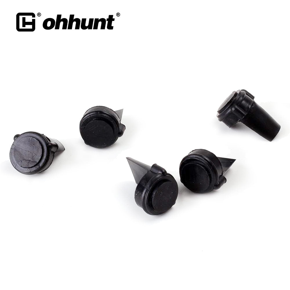ohhunt Rubber Accu Wedge 5 Pcs for AR15/M4/M16 Rifles -  Black Red Yellow