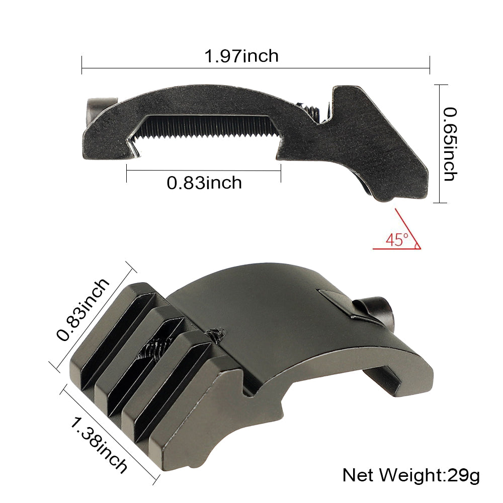 Size of 3 Slot Ultra Low Profile Offset  Mount 