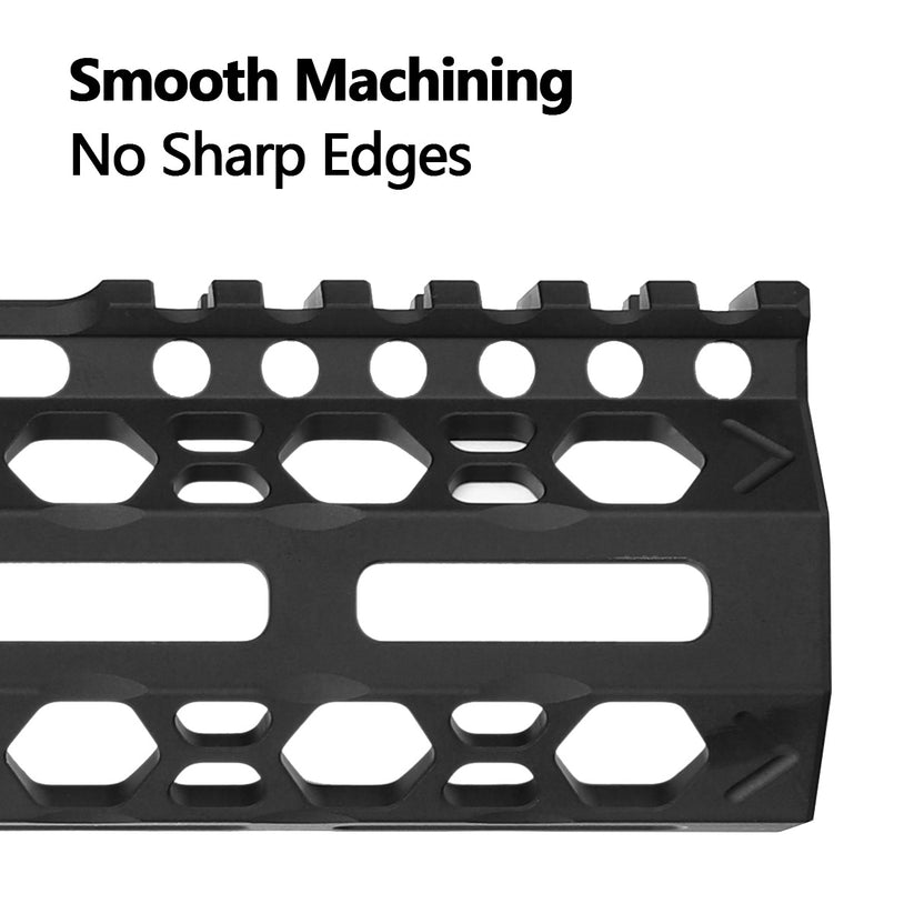 Floating Handguard Bottom Lock ohhunt® AR15 Honeycomb lightweight M-lok Free Floating Handguard with