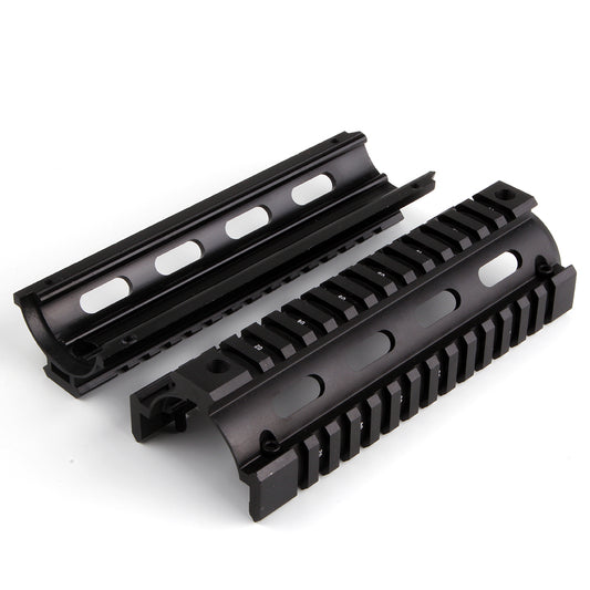  6.75" Carbine Length 2 Piece Drop In Quad Rail Handguard
