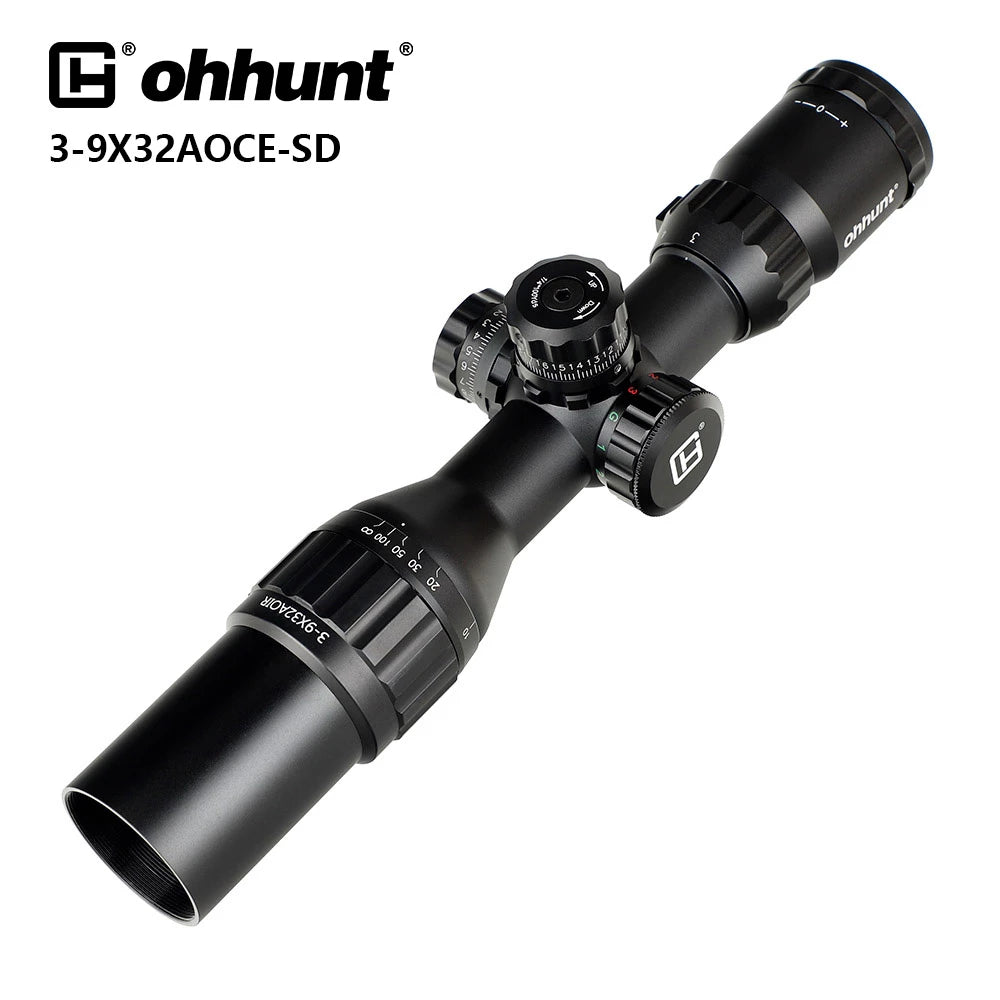 oku-shot専用 ohhunt 3-9X32 AOCE コンパクトライフルスコープ 1/2 ハーフミルドット