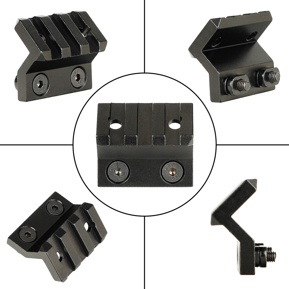 Monture D'angle Basse 45 Degrés Pour Rail Picatinny 20 Mm - Neuve