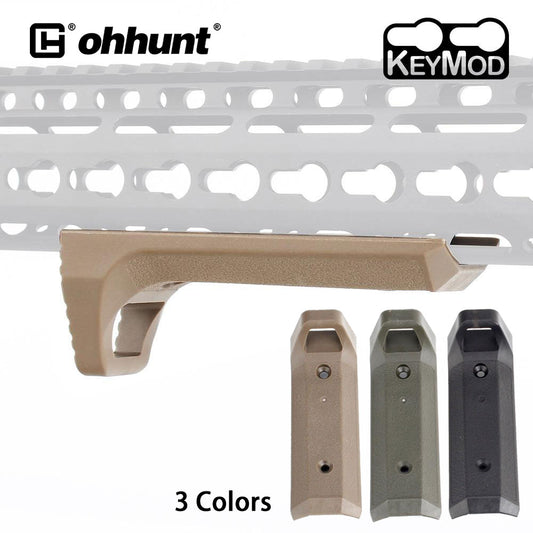 ohhunt KeyMod Handguard Barricade Hand Stop Panel Cover Rail Polymer Black/Tan/Army Green Mount for Key Mod Handstop Attachment AR15 Accessories