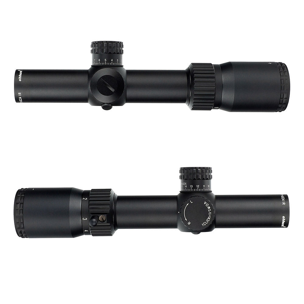Triton Juggernaut 1-6x24 First Focal Plane (FFP) LPVO Rifle Scope - Apex Halo BDC Reticle, ED Glass, Waterproof