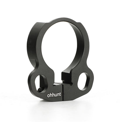 Ohhunt® AR-15 Loop End Plate Sling Adaptador giratório deslizante sobre acessório de estilingue de ponto único