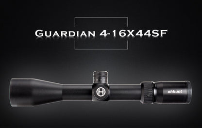ohhunt Guardian 4-16X44 SF Hunting Rifle Scope 1/2 Half Mil Dot Reticle Side Parallax Turrets Lock Reset
