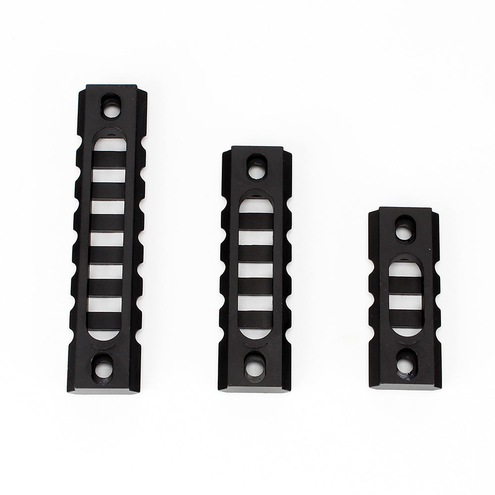 ohhunt Keymod Picatinny Rail Section Aluminum 3 Pcs - 3 Slot 5 Slot 7