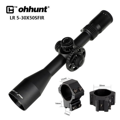 ohhunt® LR 5-30x50 SFIR Long Range Tactical Rifle Scope