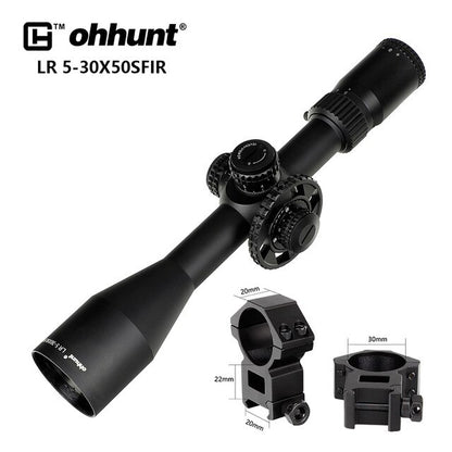 ohhunt® LR 5-30x50 SFIR Long Range Tactical Rifle Scope