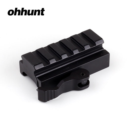 Ohhunt QD Quick Disconnect Lever Picatinny Riser Mount Medium Profile