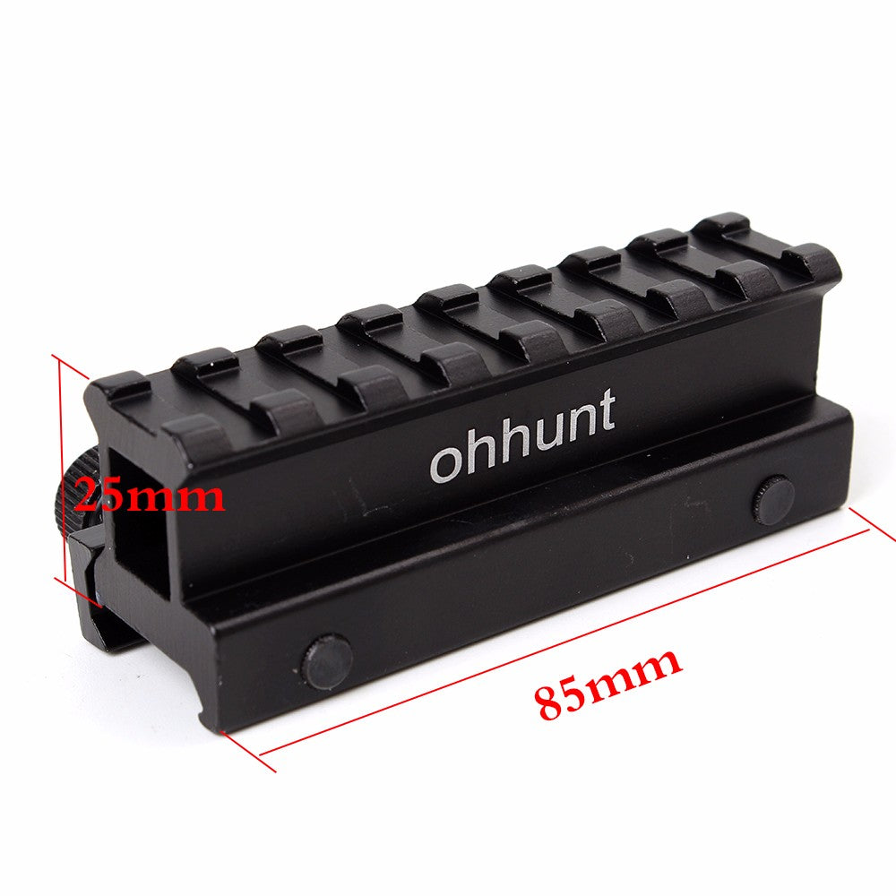 Picatinny Risers 1 Inch High-Profile Picatinny Riser Mount - See ...
