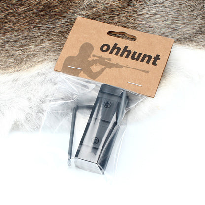 ohhunt Lot 11mm Dovetail Rail to 20mm Rail Converter Scope Mount Rifle Base With Three Dovetail Rails