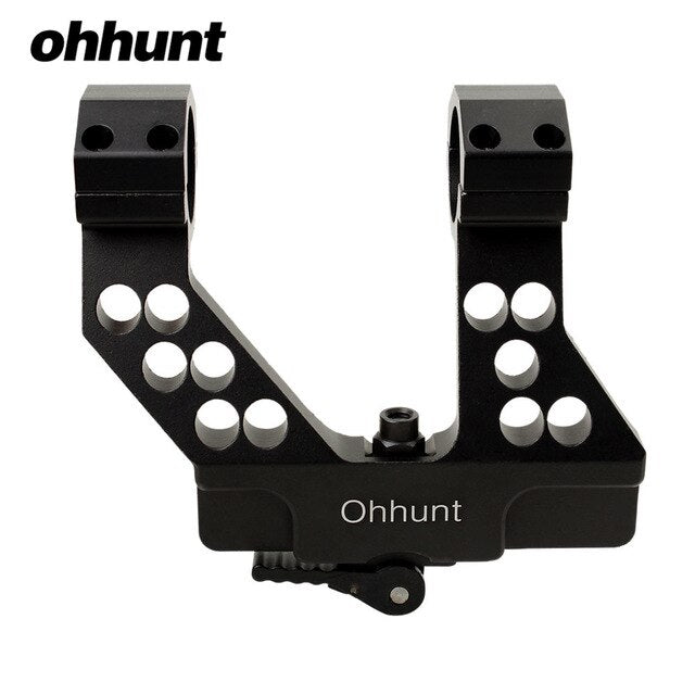 ohhunt Quick Detach AK Side Rail Scope Mount with Integral 1 inch 30mm