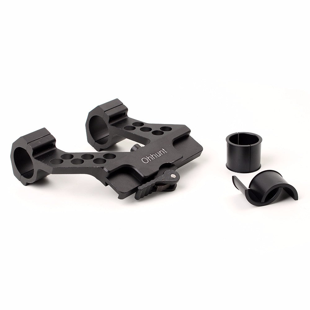 ohhunt Quick Detach AK Side Rail Scope Mount with Integral 1 inch 30mm Ring for AK47 AK74 Optic