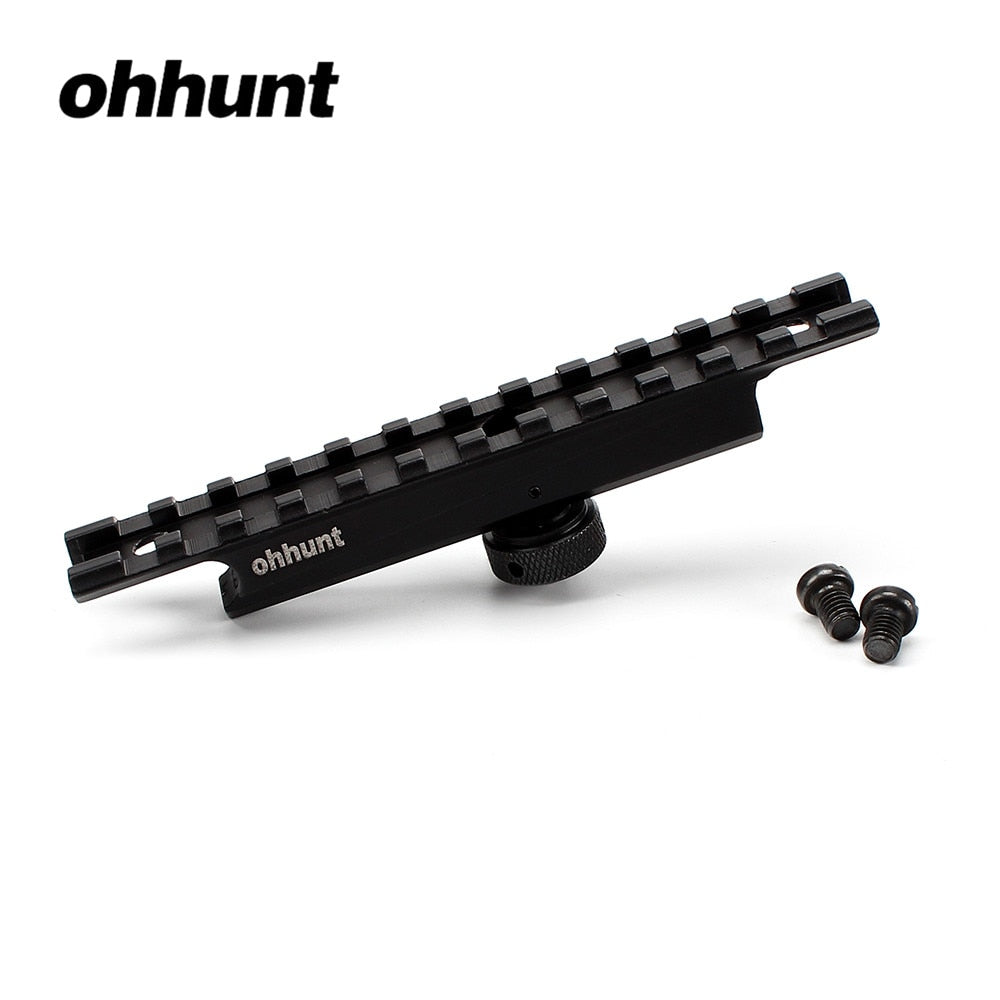 ohhunt Standard AR Carry Handle Rail Mount 12 Slots Hunting 20mm Picatinny Rail Scope Mounts Base