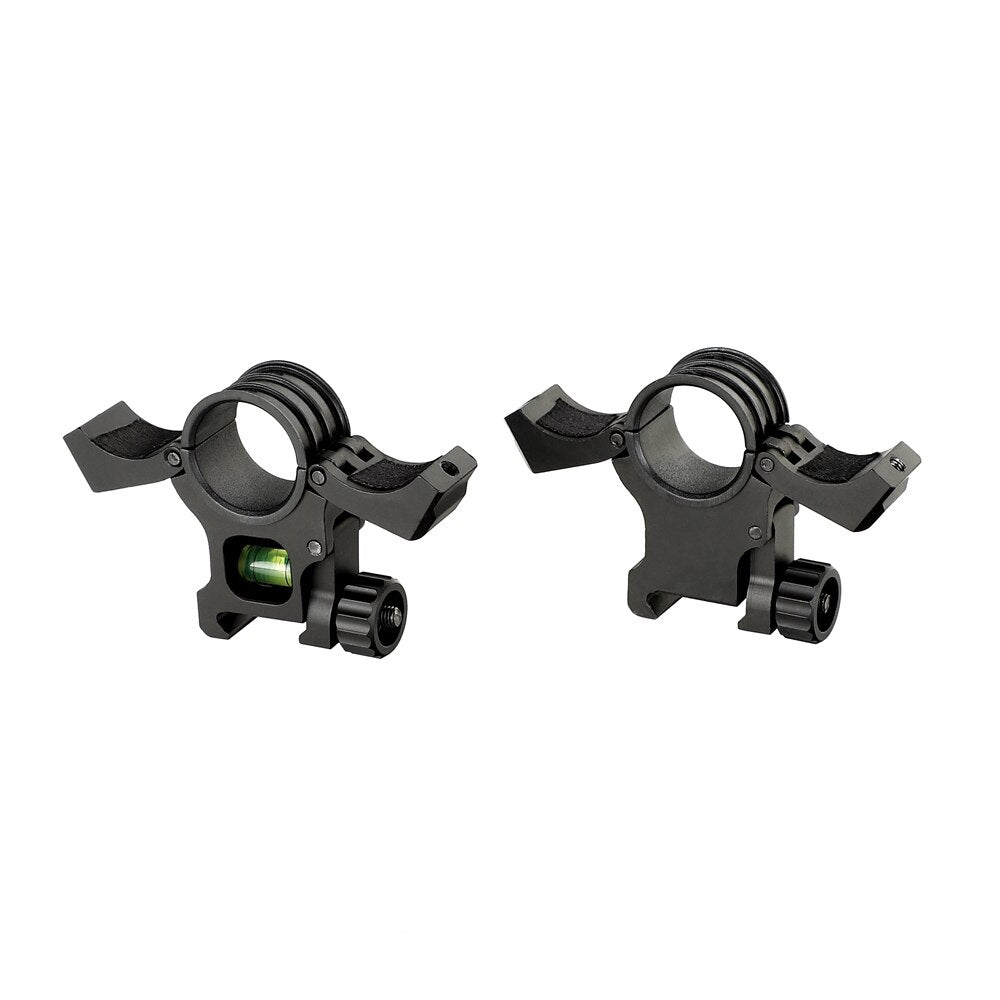 ohhunt 1 inch Picatinny 30mm Scope Rings Mount with Bubble Level 2Pcs Rilfescopes Mounts