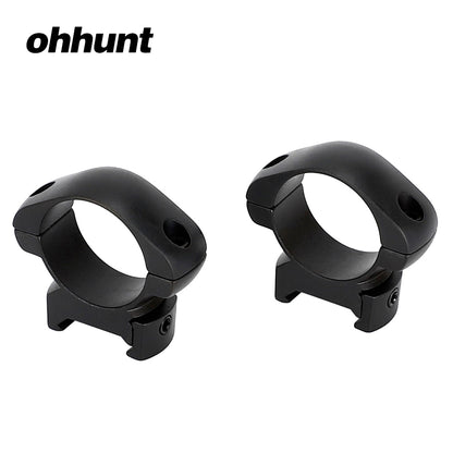 ohhunt® Steel 30mm Picatinny Scope Rings Low Profile 2PCs