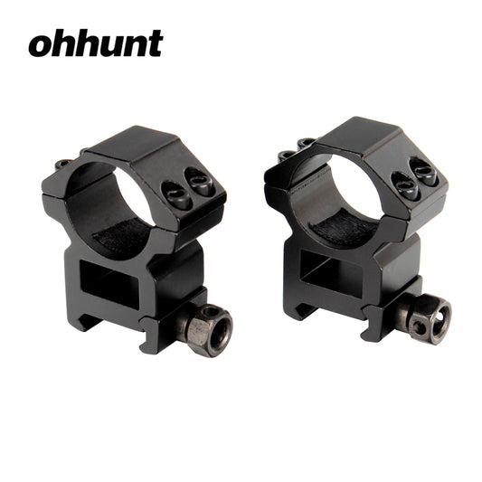 ohhunt® 1 inch Picatinny Rifle Scope Rings High Profile 2PCs