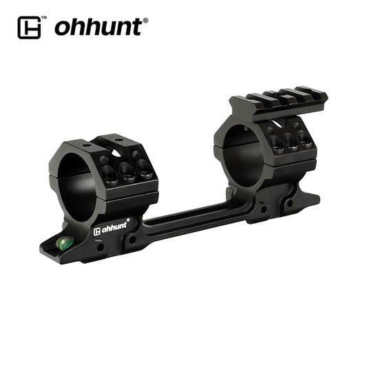 ohhunt 11mm ダブテール リング 25.4mm 30mm マウント 取り外し可能 トップ ピカティニー レール バブル レベル 2 つ付き