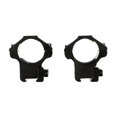 ohhunt® 11mm 3/8" Dovetail Scope Rings 1 inch Dia with Stop Pin Med Profile  2PCs