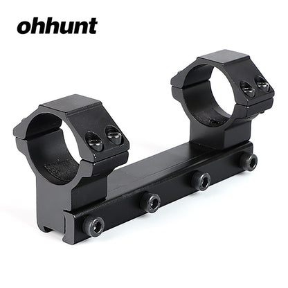 ohhunt 1 inch Integral Scope Rings Mount High Profile 12cm Long with Stop Pin for 11mm Dovetail Rail .22 Airgun