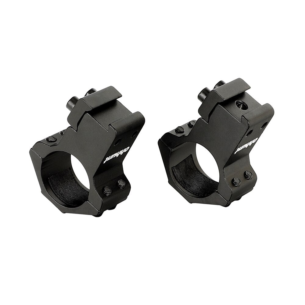 ohhunt® 11mm Dovetail 1 inch Scope Rings with Stop Pin 2PCs High Profile Rifle Scope Mount Accessories